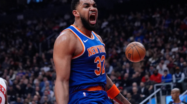 שחקן ניו יורק ניקס קארל אנתוני טאונס (צילום: רויטרס)