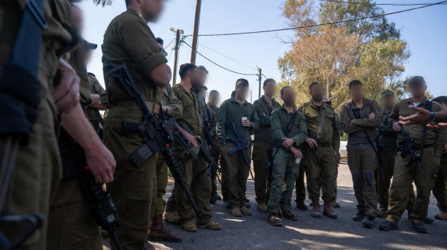 כניסת אוגדה 146 למשימת הגנה בגבול לבנון המערבי (צילום: דובר צה"ל)