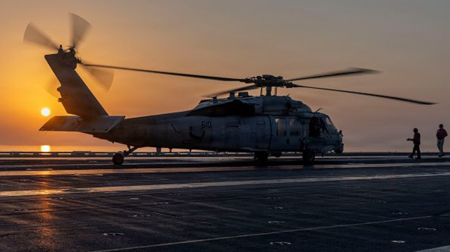 בדרך לעוד תקיפה באיראן (צילום: U.S. Navy via Getty Images)