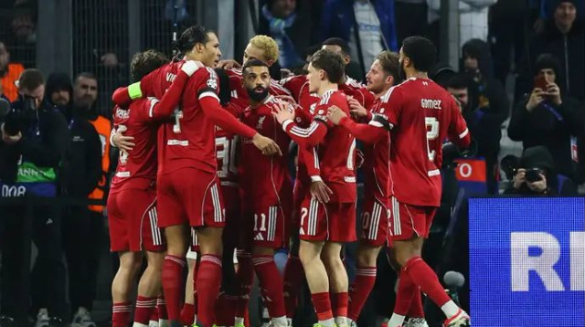 סלאח חזר פתח לראשונה מאז נובמבר, ליברפול מובילה במארסיי (צילום: רויטרס)