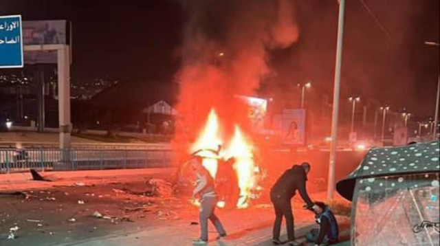 תקיפה בלבנון (צילום: רשתות ערביות)