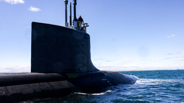 צוללת תקיפה אמריקאית, ארכיון (צילום: רויטרס)