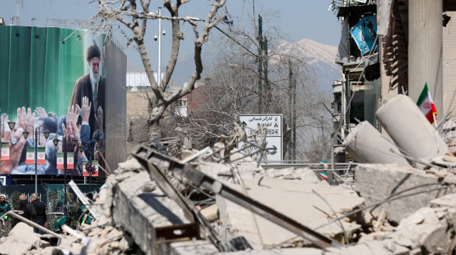 הרס בטהרן, איראן (צילום: Majid Asgaripour/WANA via REUTERS)