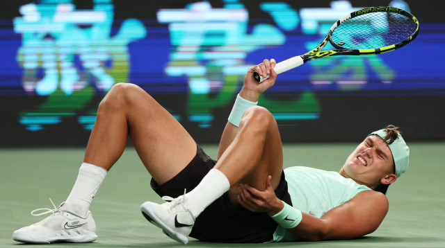 הולגר רונה טניסאי דני פצוע (צילום: רויטרס)