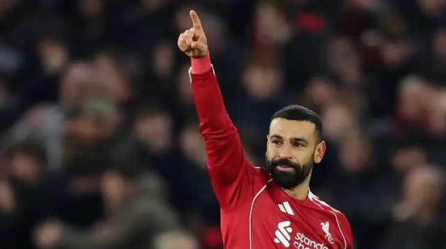 הפעם זה הלך קל. סלאח (צילום: רויטרס)