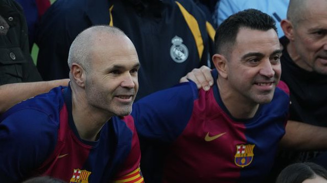 צ'אבי ואינייסטה. 2024 (צילום: Gettyimages)