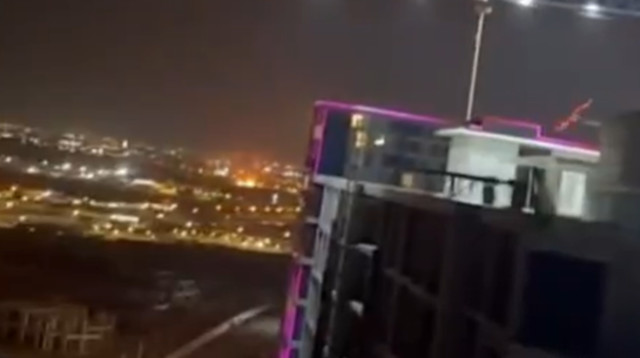 תקיפות בארביל בעיראק (צילום: צילום מסך)