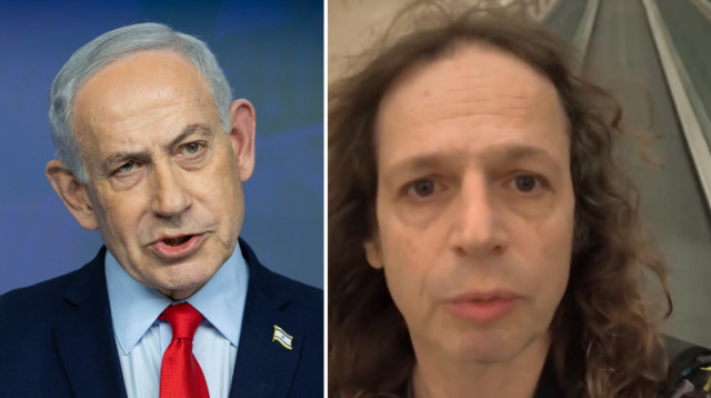 אמיר חצרוני ובנימין נתניהו (צילום: מימים לשמאל: אינסטגרם, עם ריבקין פנטון/הארץ/פול)