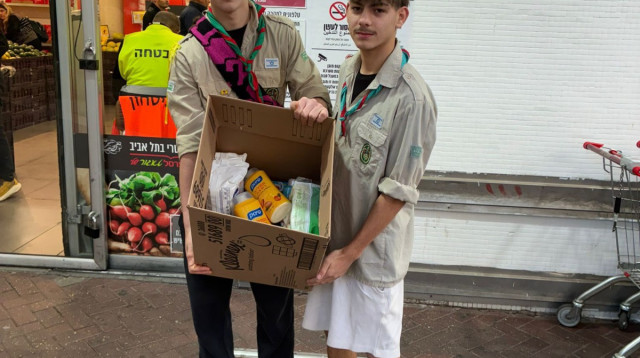 התנדבות של חניכי תנועת הצופים  (צילום: תנועת הצופים)