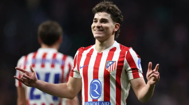 השלים צמד. חוליאן אלברס (צילום: רויטרס)