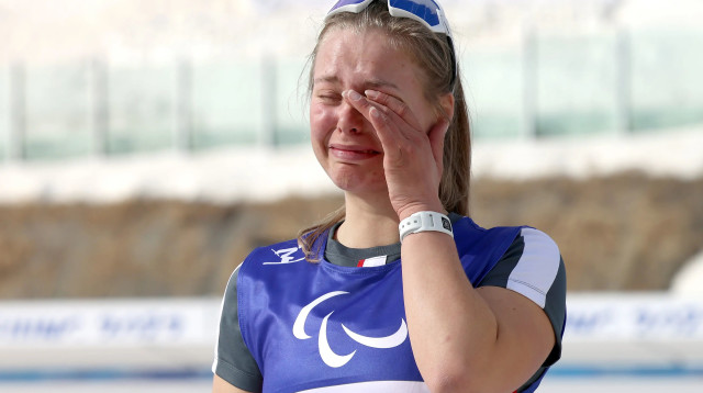 קרינה אדלינגר, פראלימפיאדת החורף 2022 (צילום: GettyImages, Lintao Zhang)