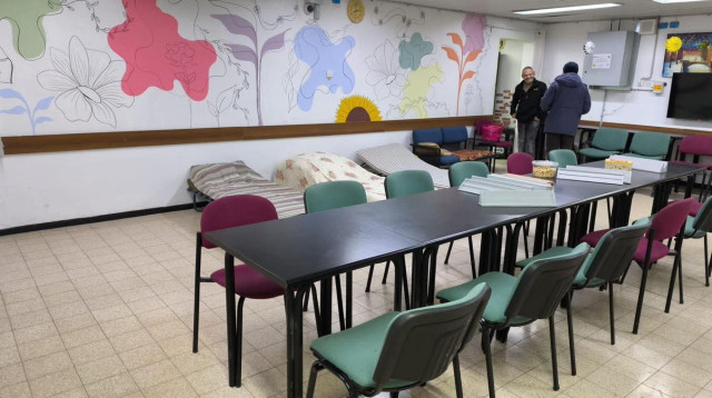 המרחב המוגן של עיריית באר שבע לתושבי העיר ללא מיגון (צילום: עיריית באר שבע)