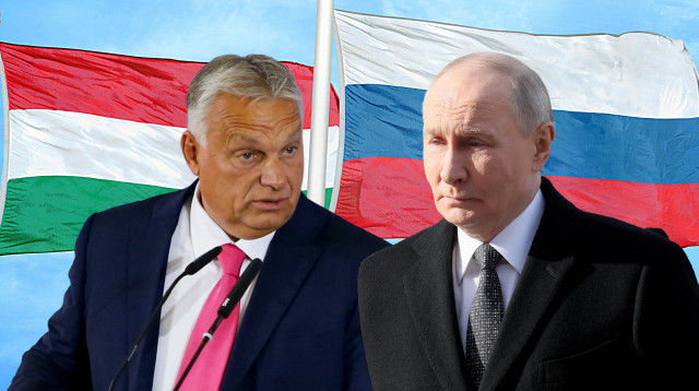 ולדימיר פוטין, ויקטור אורבן (צילום: רויטרס)