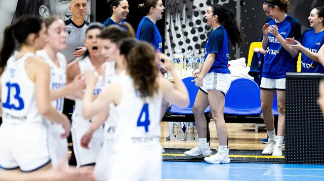 שחקניות נבחרת ישראל כדורסל נשים (צילום: אתר רשמי, איגוד הכדורסל)