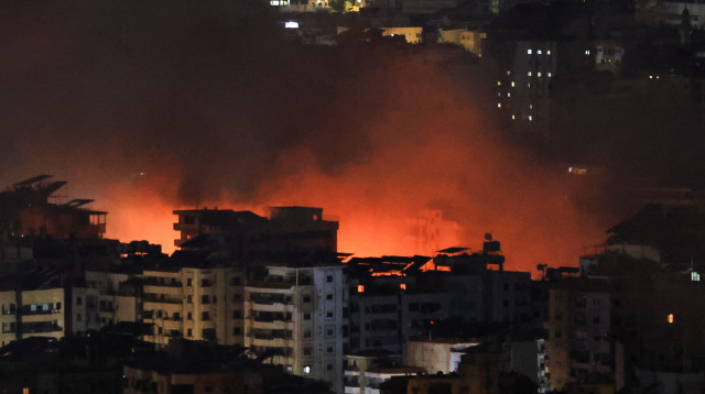 חיל האוויר תוקף את הדאחייה בלבנון (צילום: רויטרס)