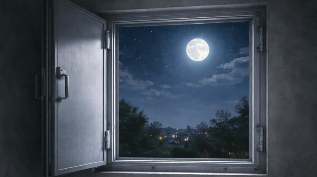 חלון ממ"ד  (צילום: AI)