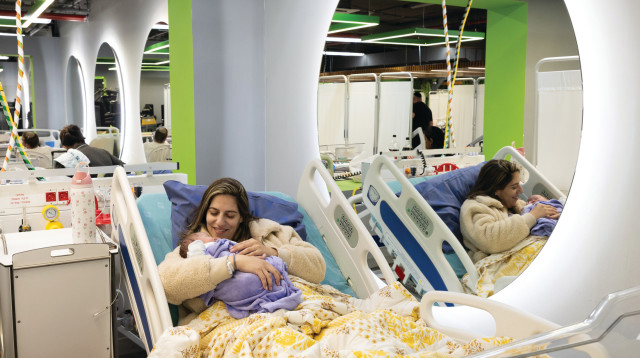 חדר הכושר הוסב לחדר יולדות (צילום: עודד אנטמן)