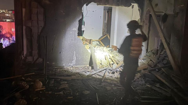 זירת הנפילה בזרזיר (צילום: רשתות חברתיות)