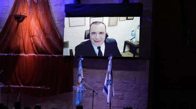 מפגן התמיכה בישראל בבואנוס איירס (צילום: Comunidad Amijai)