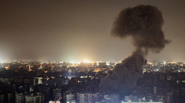 תקיפה בביירות, לבנון (צילום: REUTERS/Amr Abdallah Dalsh)