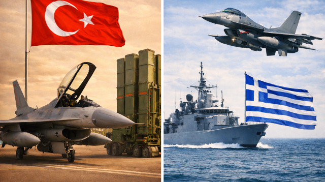 טורקיה מול יוון (צילום: AI)