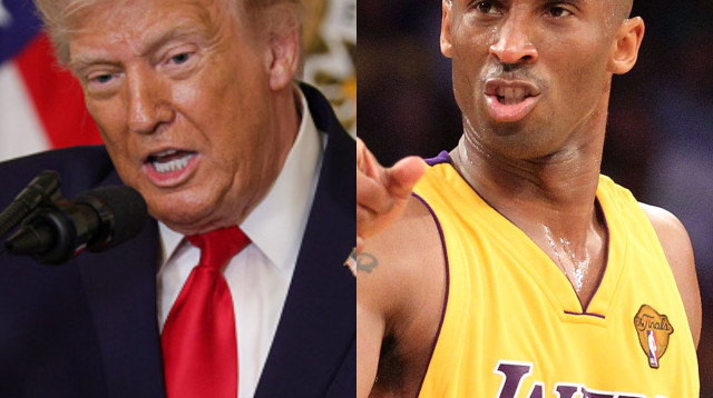 קובי בריאנט, דונלד טראמפ (צילום: GettyImages)