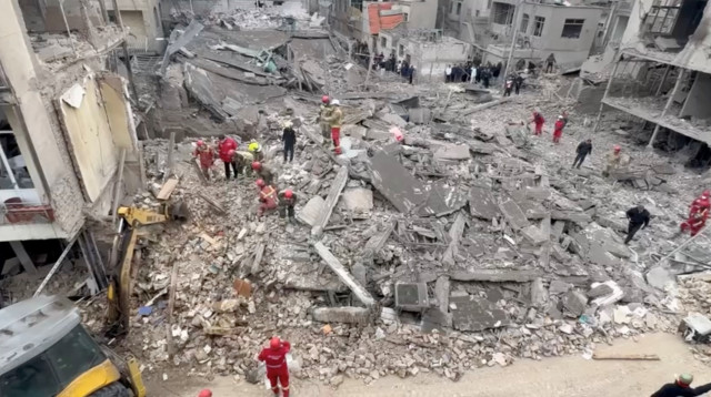 הרס בטהרן בעקבות תקיפה (צילום: רויטרס)