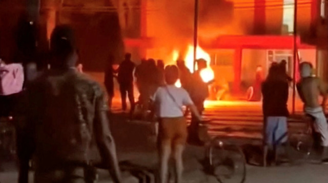 מהומות בקובה (צילום: רויטרס)