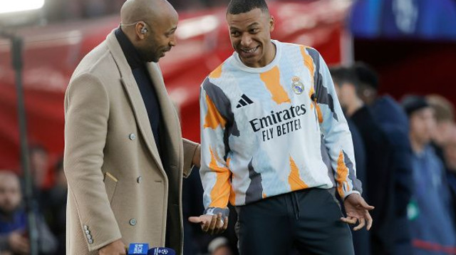 קיליאן אמבפה ותיירי הנרי (צילום: Tom Jenkins)