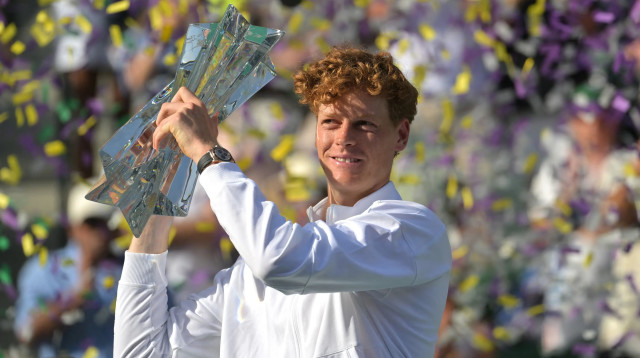 יאניק סינר זוכה אינדיאן וולס 2026 (צילום: רויטרס)