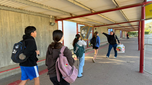 ילדי מועצה אזורית אשכול חזרו ללימודים (צילום: דוברות מועצה אזורית אשכול)