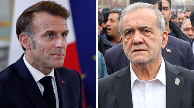 מקרון, פזשכיאן  (צילום: רויטרס,REUTERS/Benoit Tessier/Pool)