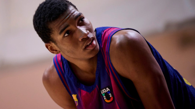 שחקן ברצלונה מוחמד דאבונה (צילום: GettyImages, Borja B. Hojas)