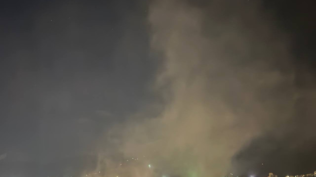 תקיפה בטהרן (צילום: רשתות חברתיות)