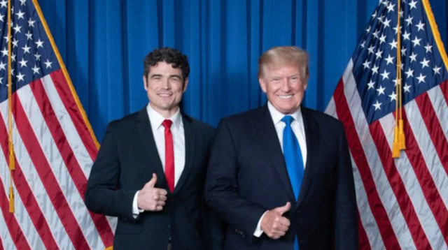 ג'ו קנט ודונלד טראמפ (צילום: צילום מסך מתוך X (לשעבר טוויטר))