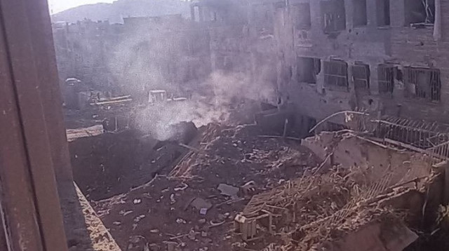 דירת המסתור בה חוסל עלי לריג'אני (צילום: רשתות ערביות)