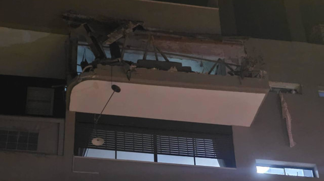 הדירה של בני הזוג שנהרגו מטיל איראני ברמת גן  (צילום: שימוש לפי סעיף 27א')