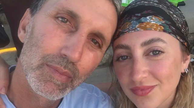 אריק בנאדו ובת הזוג חיה פורת (צילום: צילום מסך אינסטגרם)