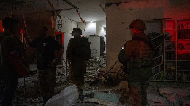 פיקוד העורף בזירות הנפילה (צילום: דובר צה"ל)