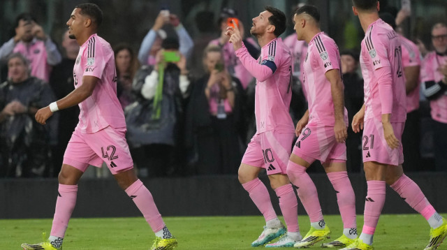 שחקן אינטר מיאמי ליאונל מסי (צילום: רויטרס)