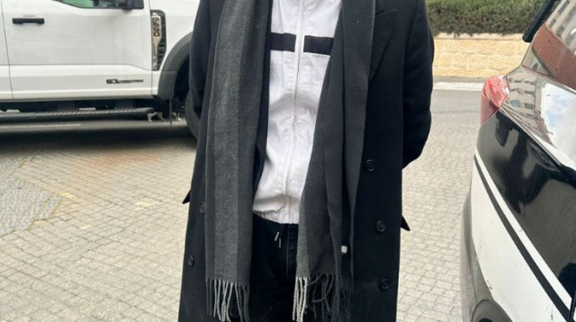 החשוד בגניבה שהתחזה לחרדי (צילום: דוברות המשטרה)