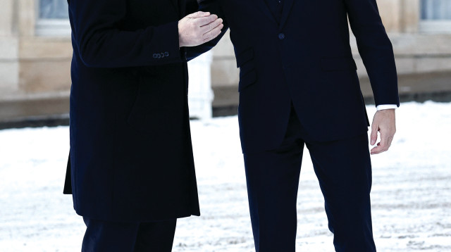 עמנואל מקרון, קיר סטארמר (צילום: רויטרס)