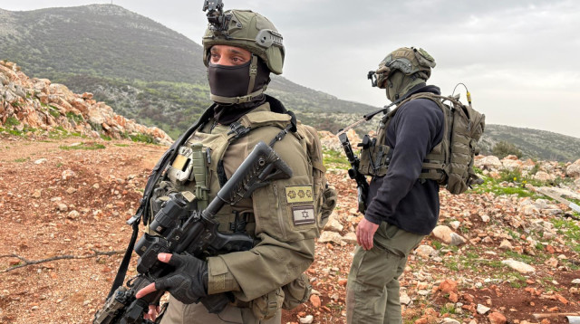 חיילי צה"ל בגבול לבנון (צילום: אבי אשכנזי)