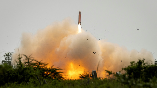 טיל פטריוט בתרגיל משותף של ארה"ב והפיליפינים (צילום: REUTERS/Eloisa Lopez)