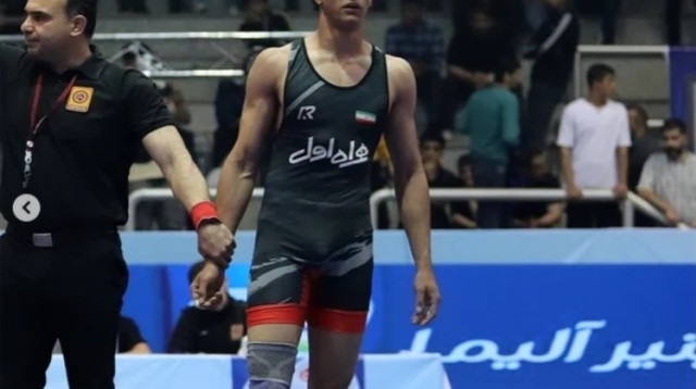 המתאבק סלאח מוחמדי בן ה-19 שהוצא להורג באיראן (צילום: צילום מסך אינסטגרם)