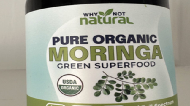 תוסף תזונה מורינגה (צילום: באדיבות משרד הבריאות)