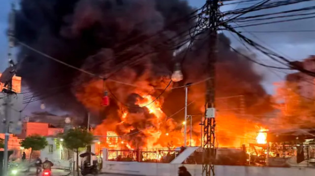 תקיפה באיראן  (צילום: רשתות ערביות)