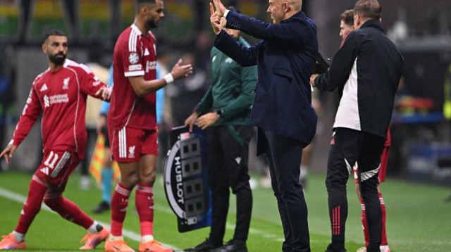 ארנה סלוט, קודי גאקפו ומוחמד סלאח (צילום: KIRILL KUDRYAVTSEV)