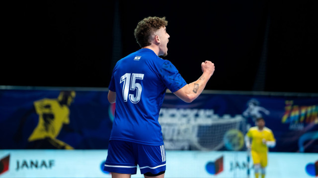 נועם אלפרין, נבחרת ישראל בכדורגל אולמות לחירשים (צילום: יח"צ)