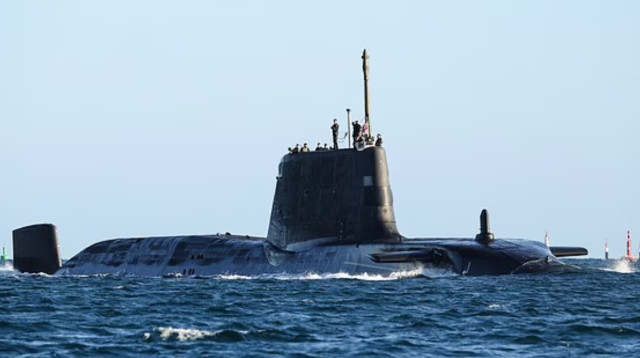 הצוללת הבריטית HMS ANSON (צילום: רשתות חברתיות)